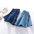 Girls Summer Pony Cartoon Denim Shorts
